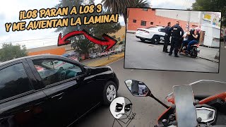 ME AVIENTAN la LAMINA, CASI CHOCAN, LOS PARA LA POLICIA | Observaciones Diarias #1 | LeoBiker