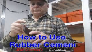 How to Use Rubber Cement - on Leather