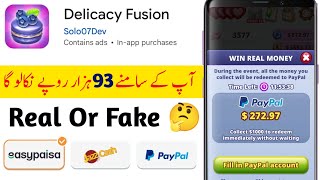 Delicacy Fusion App Real Or Fake | Delicacy Fusion App Withdrawal  | Delicacy Fusion Payment Proof