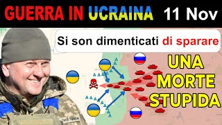 11 Nov: 120 Uomini in 1 minuto! RUSSI DIMENTICANO L'ARTIGLIERIA | Guerra in Ucraina