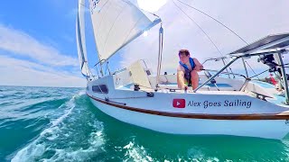 SAILING TO LULWORTH COVE ON MY 21FT SAILBOAT | Ep.103