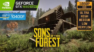 SONS OF THE FOREST - GTX 1650 SUPER - i5 10400F