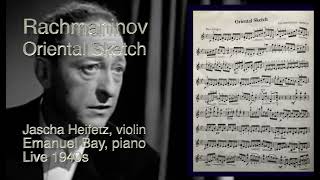 Heifetz Live 1940s (Rachmaninov)