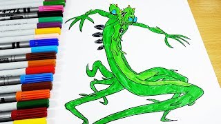 Coloring Pages Ben 10 Wildvine - Coloring Videos Ben 10 Coloring Book 2017