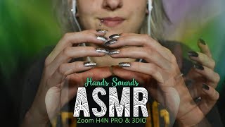 ASMR Français  ~ Hands & Nails sounds 3DIO / ZOOM H4N