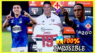 PRESENTACION oficial de JAMES RODRIGUEZ con SAO PAULO ¡DANIEL RUIZ A MILLO! - YERRY MINA A ITALIA