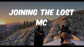 Axel officially becomes a prospect for the Lost MC in NoPixel!