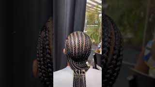 All back braids that look good on everyone #howto #afrohair #hairstyles #haircare #trending #shorts