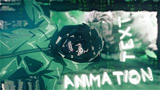 Text Animation | After Effects AMV Tutorial