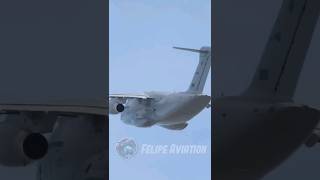 C-390 Millenium na cor cinza da Hungria Air Force Aeroporto do Recife. #shorts #short #viral