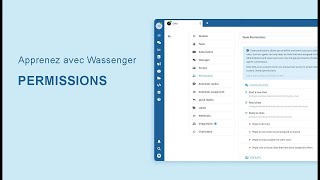 Comment gérer les permissions d'équipe WhatsApp sur Wassenger