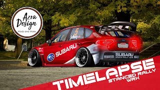 MODIFIKASI DIGITAL SUBARU WRX STI HATCHBACK RALLY STANCE - INDONESIA | TIMELAPSE DIGIMOD