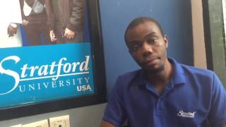 Student from Congo talking about Stratford University