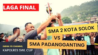 LAGA FINAL SEPAKBOLA KAPOLRES SAWAHLUNTO CUP 2023_ SMA 2 KOTA SOLOK vs SMA PADANGGANTING