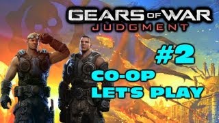 Gears of War Judgement Hardcore Co-op Let's Play Part 2 - ONE SHOT (GoWJ Playthrough / Gameplay)