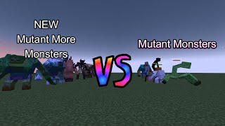 NEW Mutant More Monsters vs Mutant Monsters | Minecraft  Mob Battle