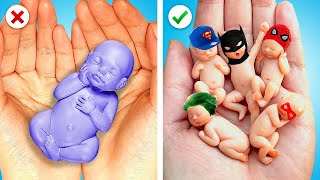 These Babies Were Switched At Birth By Superheroes || Funny Superhero Situations by Crafty Panda Go