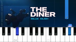 Billie Eilish - THE DINER | Piano Tutorial