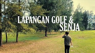 Menikmati Senja di Lapangan Golf