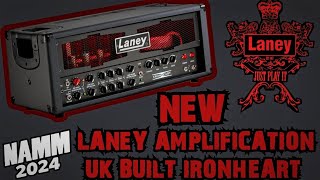 LANEY AMPLIFICATION: Ironheart (Black County Customs) "NAMM 2024" #laneyamplification #namm2024