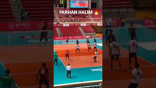 FARHAN HALIM 🔥 #farhanhalim #rivannurmulki #volleyball #voli #volimania #volitarkam #voliindonesia