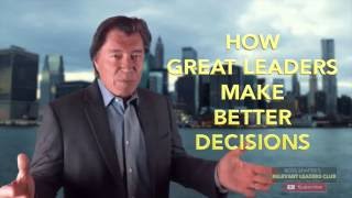 HOW TO MAKE BETTER DECISIONS as a leader | Leadership Keynote/Author | Ross Shafer