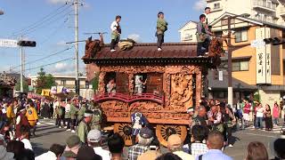 鹿沼 秋祭り 2017 屋台揃い引き 文化橋町