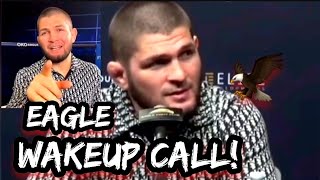 khabib nurmagomedov wakeup call to ufc