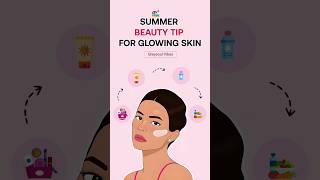 Summer Beauty Tip for Glowing skin ✨🤍#aesthetic #glowingskin #viral #trending #glowup #shorts