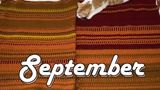 From wild to wonderful: September's crochet temperature blanket reveal