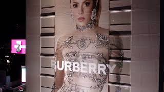 Burberry's Billboard at Andaz Hotel on Sunset Blvd in West Hollywood:  Explore LAs Style Scene drone