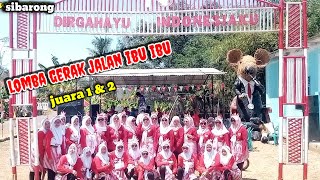 LOMBA GERAK JALAN DUSUN SIBARONG DESA PASURUHAN / Juara 1 Dan Juara 2