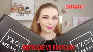 Boxycharm Boxyluxe vs Boxyluxe Unboxing & GIVEAWAY! December 2020. Music2makeup