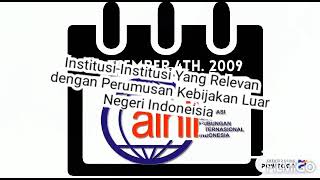 Institusi-Institusi yang Memiliki Kontribusi dalam Kebijakan Luar Negeri dan Diplomasi Indonesia