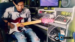 Cover Gitar terkesan  cover by Zenk|versi belajar melodi dangdut