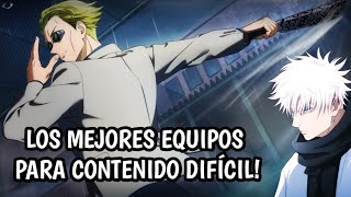 ¡LOS MEJORES EQUIPOS PARA PASARTE EL CONTENIDO DIFÍCIL DEL JUEGO! - JUJUTSU KAISEN PHANTOM PARADE 🗿