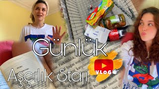 Aşçılık stajı hakkında 👩‍🍳 Bir günlük ev vlog | Biraz muhabbet, biraz yemek | Daily