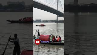 Boat ride at Kolkata #hooghlyriver #howrahbridgekolkata  #gangariver #hooglyriver