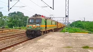 High Speed Skipping SMVT Bengaluru Muzaffarpur+ Tebhaga Express | Indian Railways