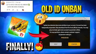 FINALLY FREE FIRE ALL ID UNBAN 🔥 | HOW TO RECOVER SUSPENDED ACCOUNT | FREE FIRE ID UNBAN KAISE KARE?