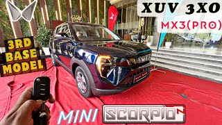 MINI SCORPIO N💪2024 Mahindra XUV 3XO MX3 PRO 3RD Base Model🔥Nexon?Venue?Sonet?