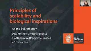 ActInf MorphStream 003.1 ~ Anand Subramoney "Principles of scalability and biological inspirations"