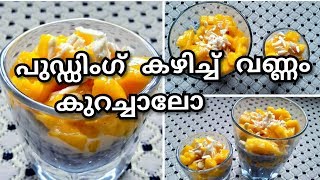 ഒരു ഹെൽത്തി പുഡ്ഡിംഗ് ഉണ്ടാക്കിയാലോ.... || SUMEES KITCHEN || MANGO BASIL SEEDS PUDDING