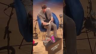 Keanu Reeves reads an extract of his novel The Book Of Elsewhere, London 22.10.24