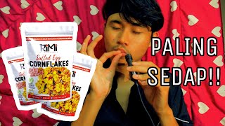 [REVIEW MAKAN EP1] RiMi Salted Egg Cornflakes PALING SEDAP!