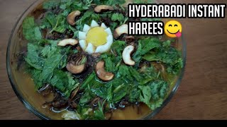 How to make Hyderabadi Instant Harees at Home in Ramadhan || Zafraani Zaiqa