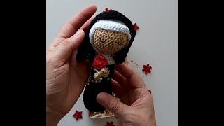 Amigurumi Santa Rita de Cássia (parte3)