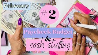 2ND PAYCHECK BUDGET $648 CASH STUFFING  | STRETCHING MY PAYCHECK | #moneymanagement