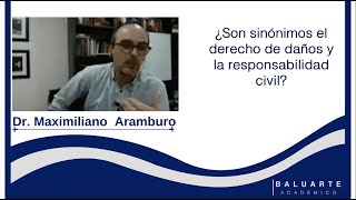 ¿Son sinónimos el derecho de daños y la responsabilidad civil?