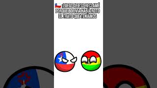 Resumen de la guerra del Pacífico #countryballs #humor #shorts #chile